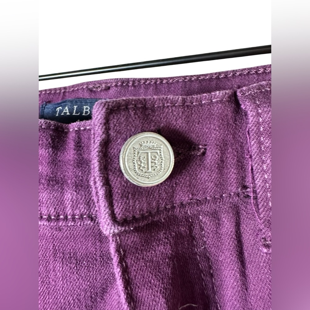Talbots Simply Flattering Plum Skinny Jeans Size 6P - Picture 4 of 9